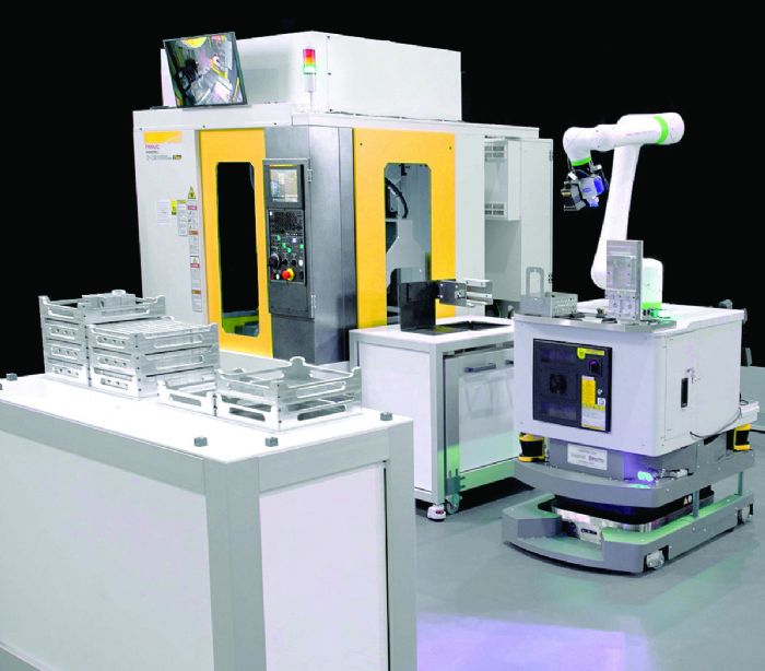 Fanuc-Mobile -Manipulator-AMR-Cobot-Pressroom-Automation